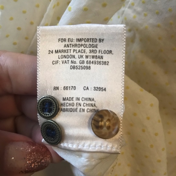 Anthropologie Swiss Dot Top - Picture 5 of 6